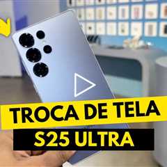 😱 Samsung Galaxy S25 Ultra com a TELA ESTOURADA! Veja o Conserto Inacreditável!