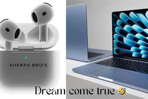 2025 MacBook Air M4 - Unboxing, Setup and First Look! And Introducing the all-new AirPods 4 |Apple