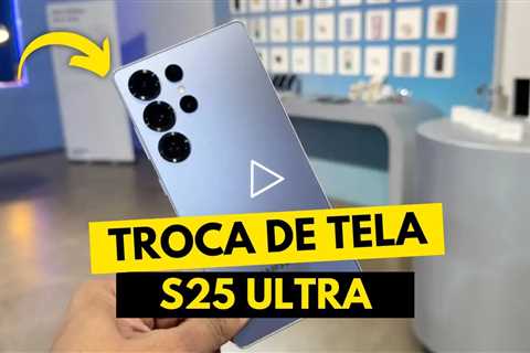 😱 Samsung Galaxy S25 Ultra com a TELA ESTOURADA! Veja o Conserto Inacreditável!