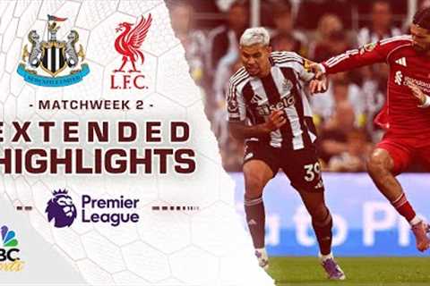 Newcastle United v. Liverpool | PREMIER LEAGUE HIGHLIGHTS | 8/25/2025 | NBC Sports