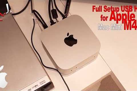 🔌 Full Setup USB Hub for Apple Mac Mini M4 💻 | Best Expansion Hub Review