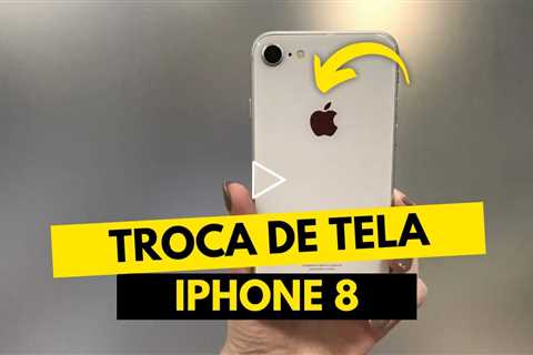😱 iPhone 8 com a TELA QUEBRADA! Veja o Conserto Incrível!