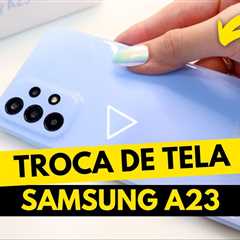 😱 Samsung Galaxy A23 com a TELA QUEBRADA! Veja o Conserto Incrível!