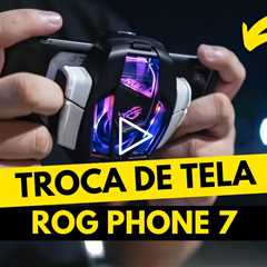 😱 Asus ROG Phone 7 com a TELA QUEBRADA! Veja o Conserto Incrível!