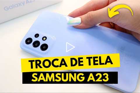 😱 Samsung Galaxy A23 com a TELA QUEBRADA! Veja o Conserto Incrível!