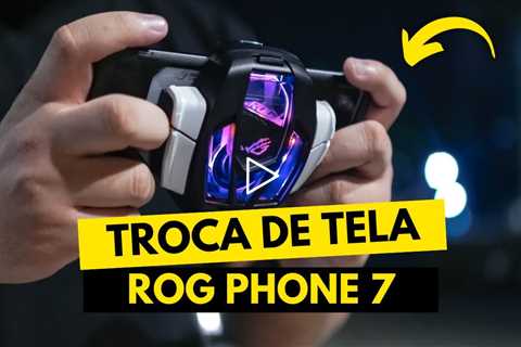 😱 Asus ROG Phone 7 com a TELA QUEBRADA! Veja o Conserto Incrível!