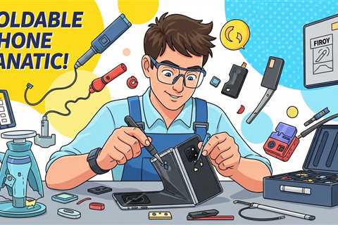 FOLDABLE PHONE FANATIC! Repairing a bent Galaxy Fold