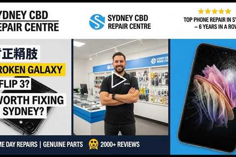 Broken Galaxy Z Flip 3 Screen – Is It Worth Fixing in Sydney?