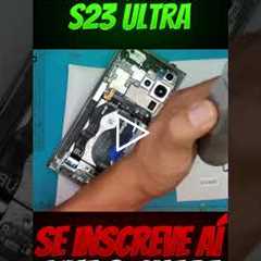 Samsung S23 Ultra QUEBROU FEIO… e o conserto foi tenso demais! 😱📱