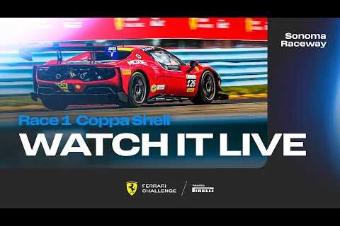 Ferrari Challenge North America - Sonoma, Race 1 - Coppa Shell
