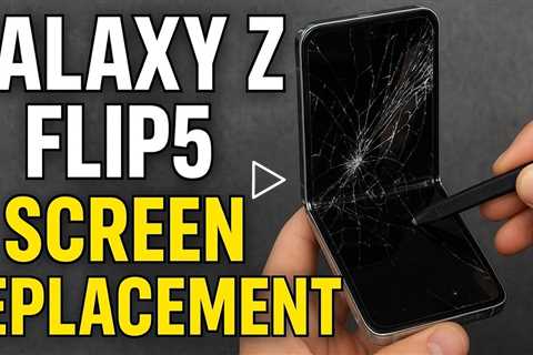 HOW DO PROS FIX THIS? Samsung Galaxy Z Flip 5 Screen Replacement | Sydney CBD Repair Centre