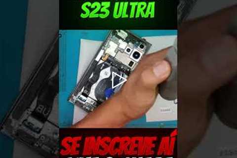 Samsung S23 Ultra QUEBROU FEIO… e o conserto foi tenso demais! 😱📱