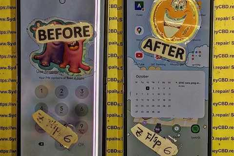 Cracked Foldable Screen, No Drop? Unresponsive Z Flip 6 fix