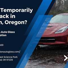 How to Temporarily Fix a Crack in Tualatin, Oregon?