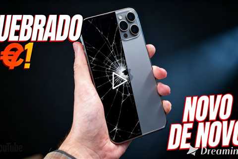 Troca de tela do iPhone 15 Pro Max — parecia perda total 😱