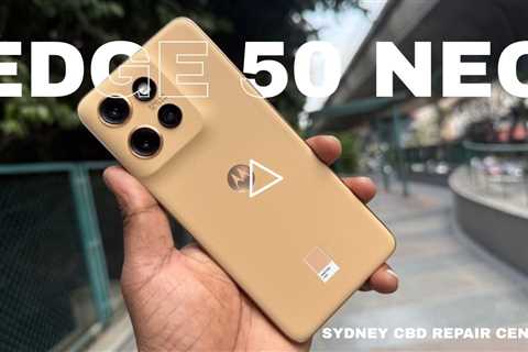 Motorola Edge 50 Neo com tela quebrada… olha como ficou depois 😱