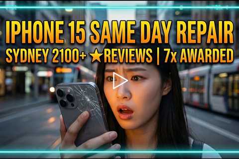 Cracked iPhone 15 Screen Replacement in Sydney 2026 – Same Day On-the-Spot Repair