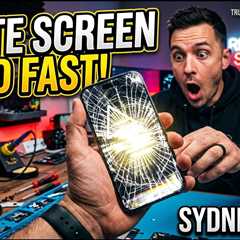 Damaged iPhone 14 Pro Max Screen White Screen Repair in Sydney 2026 – Same Day Fix