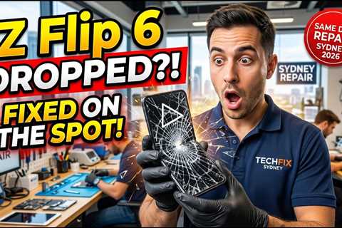 Dropped Galaxy Z Flip 6 Screen Replacement in Sydney 2026 – Get It Fixed On the Spot