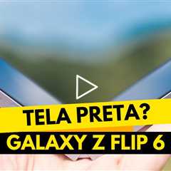 Tela quebrada no Z Flip 6… será que ainda tinha salvação? 😱