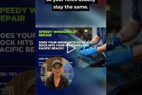 Does your insurance go up if a rock hits your windshield in Pacific Beach? #Shorts