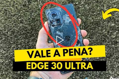 Você não vai acreditar no resultado dessa troca de tela do Edge 30 Ultra!